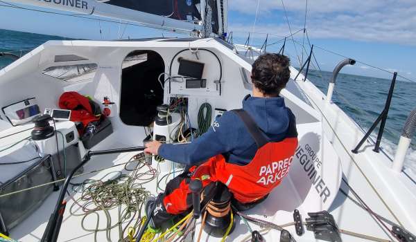 Yoann Richomme disputera la Normandy Channel Race avec Corentin Douguet à bord de Queguiner-Innovéo 