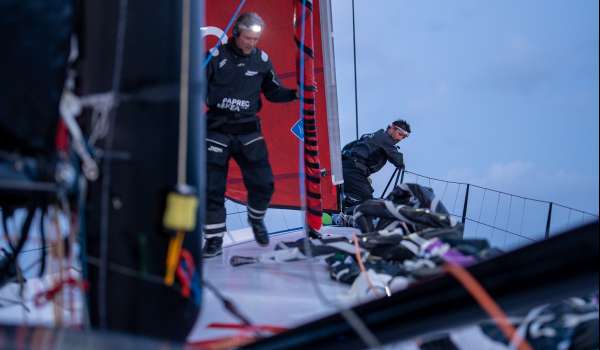 Jour 4 - Guyader Bermudes 1000 Race  « Yoann Richomme et Yann Eliès à la barre pour rejoindre Brest ! »