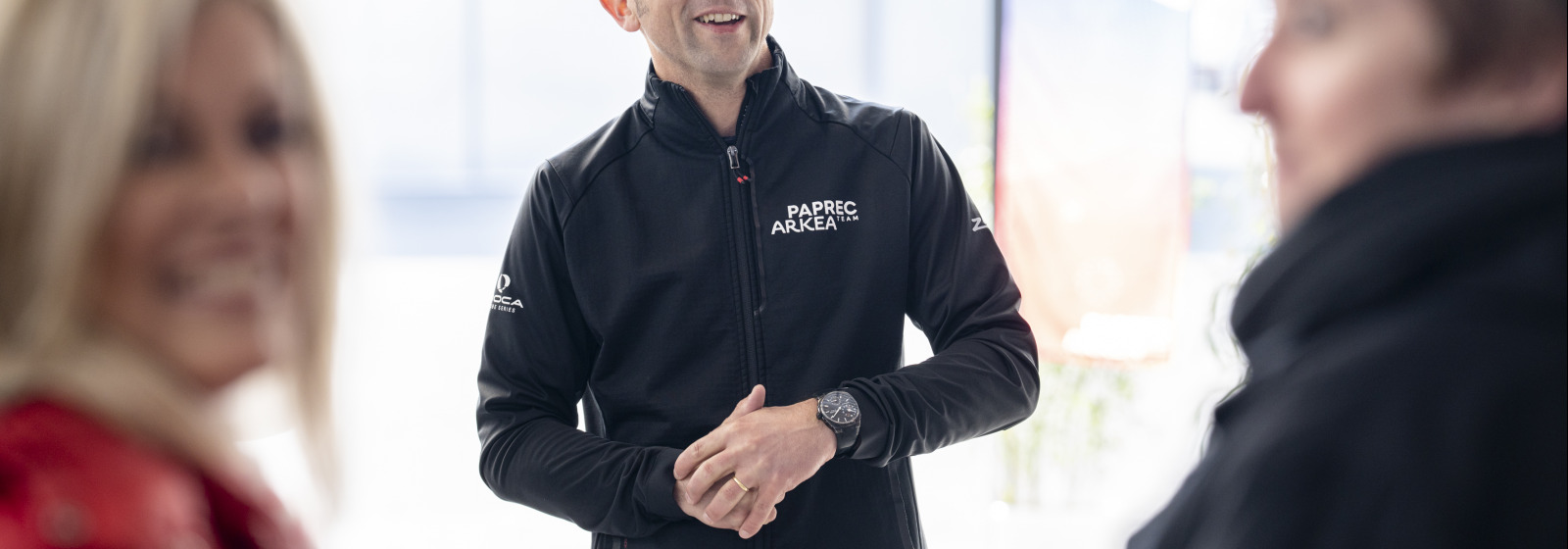 Romain Ménard, Team Manager de l'équipe Paprec Arkéa