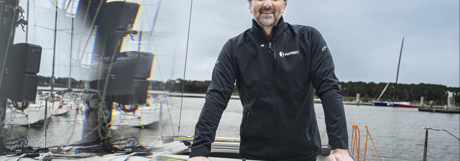 260119 - Lorient - Mise √† l'eau Figaro B√©n√©teau 3 Paprec- IFIGARO PAPREC  - Yoann Richomme - ¬©Julien CHampolion - polaRYSE