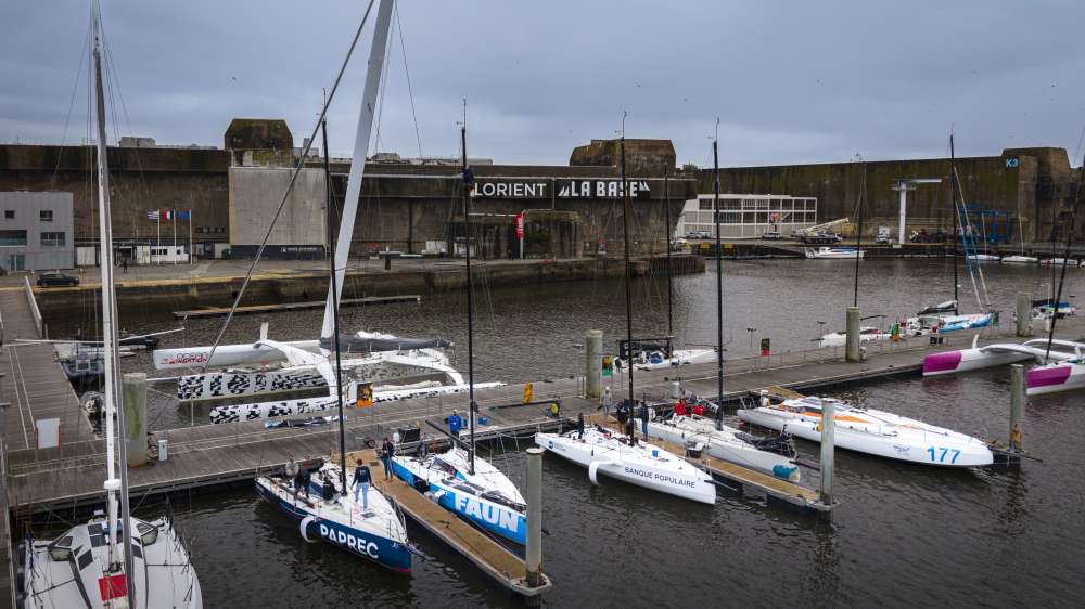 260119 - Lorient - Mise √† l'eau Figaro B√©n√©teau 3 Paprec- IFIGARO PAPREC  - Yoann Richomme - ¬©Julien CHampolion - polaRYSE