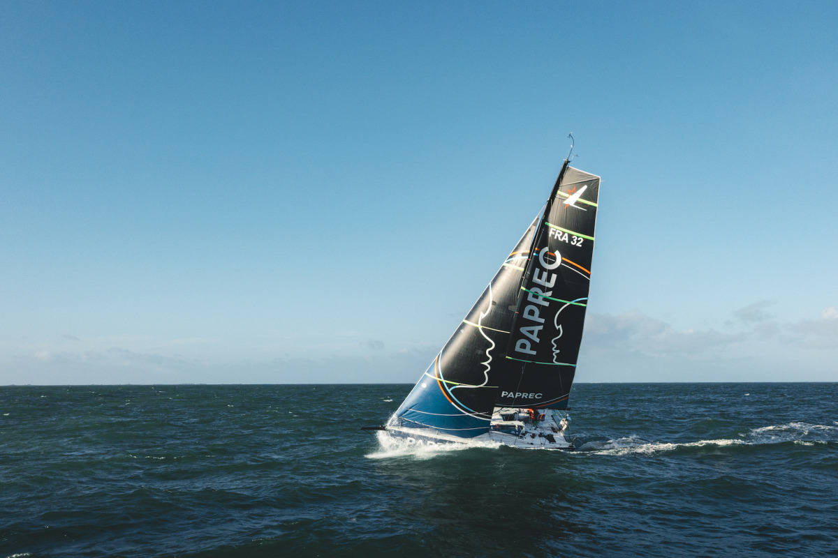 Figaro Paprec : Yoann Richomme débute avec la Solo Guy Cotten, 1ère course en solitaire ! 