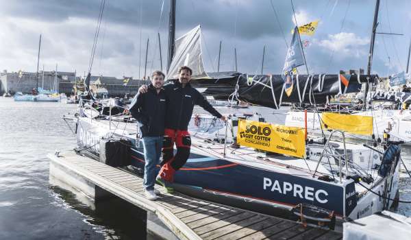 Figaro Paprec : Martin Le Pape, co-skipper de Yoann Richomme pour les courses en double