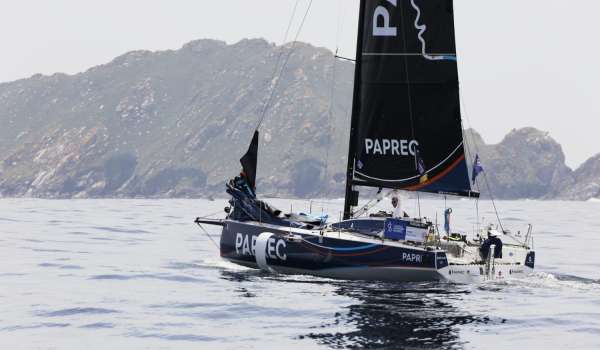 Solitaire du Figaro Paprec  - Étape 1 : Martin Le Pape, 4e à bord du Figaro Paprec, un début en fanfare ! 