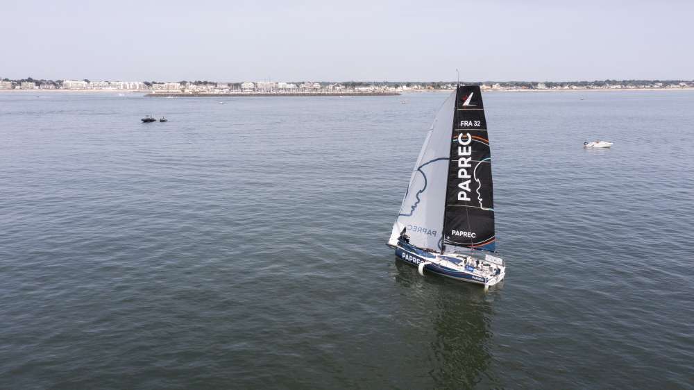 Arrivée Martin Le Pape Solitaire du Figaro Paprec - étape 2 