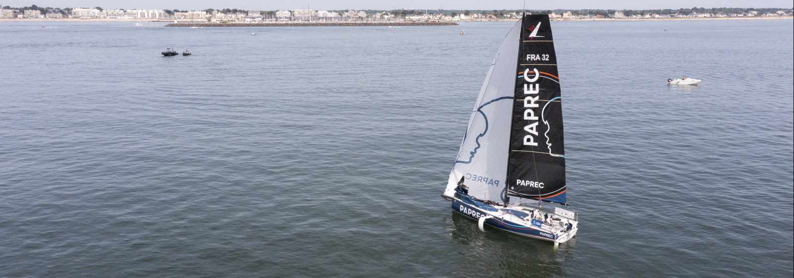 Arrivée Martin Le Pape Solitaire du Figaro Paprec - étape 2 