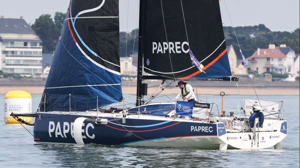 Arrivée Martin Le Pape Solitaire du Figaro Paprec - étape 2 