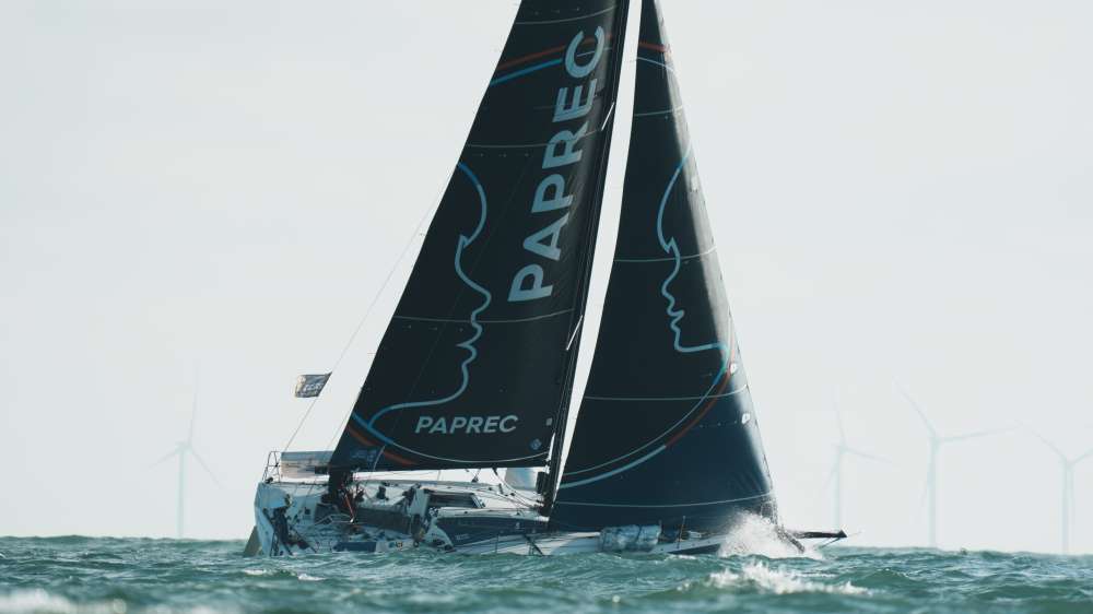 Départ de l'étape 3 de la Solitaire du Figaro Paprec depuis Pornichet