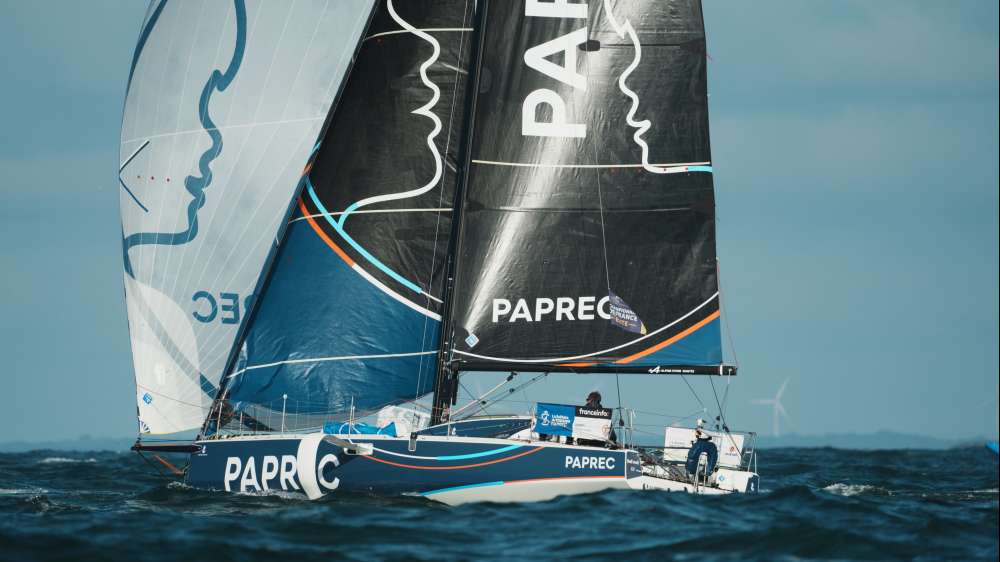 Départ de l'étape 3 de la Solitaire du Figaro Paprec depuis Pornichet
