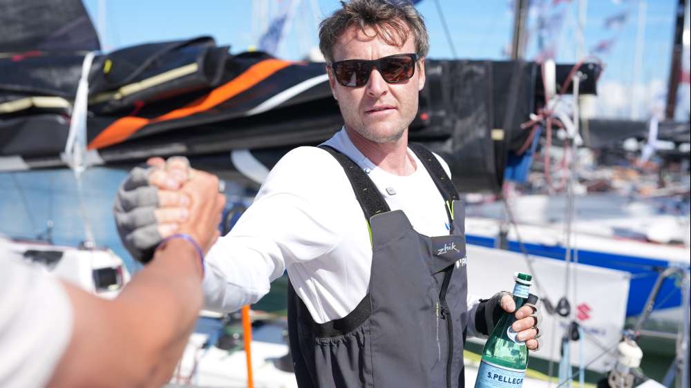 Départ de l'étape 3 de la Solitaire du Figaro Paprec depuis Pornichet