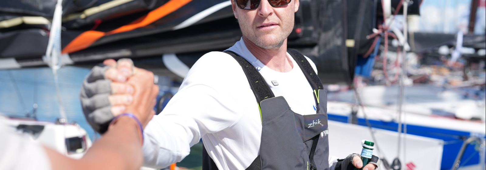Départ de l'étape 3 de la Solitaire du Figaro Paprec depuis Pornichet