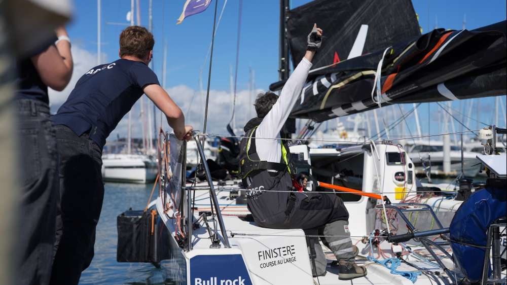 Départ de l'étape 3 de la Solitaire du Figaro Paprec depuis Pornichet