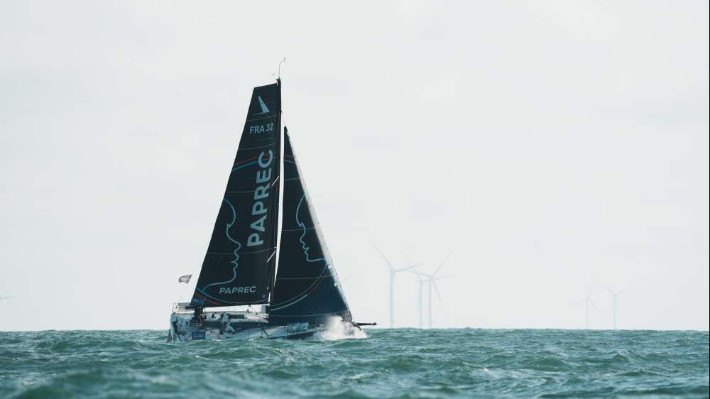 Départ de l'étape 3 de la Solitaire du Figaro Paprec depuis Pornichet