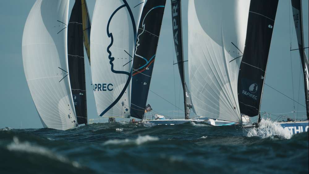 Départ de l'étape 3 de la Solitaire du Figaro Paprec depuis Pornichet