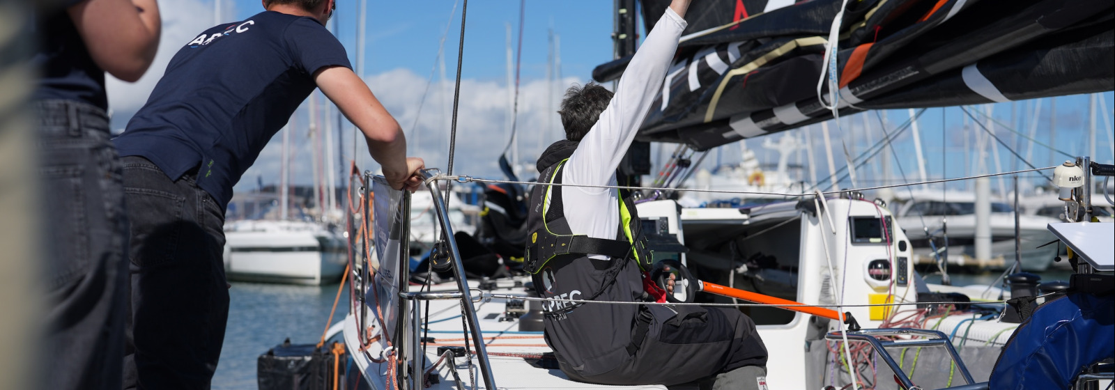 Départ Martin Le Pape Solitaire du Figaro Paprec - étape 3 - Pornichet